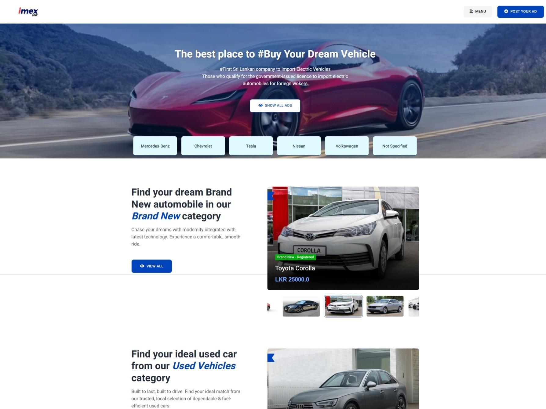Imex Car Sale System
